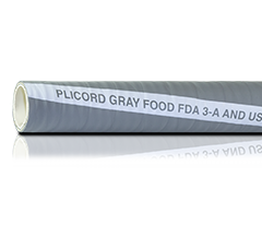 Gray Flexwing® Food Hose - Bulk