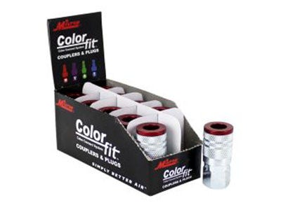 ColorFit Couplers (M-style, Red) - 1/4