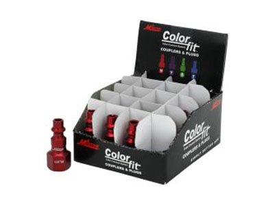 ColorFit Plugs (M-style, Red) - 1/4