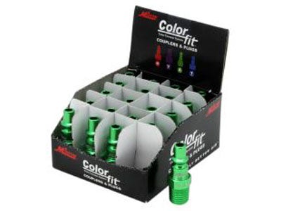 ColorFit Plugs (A-style, Green) - 1/4