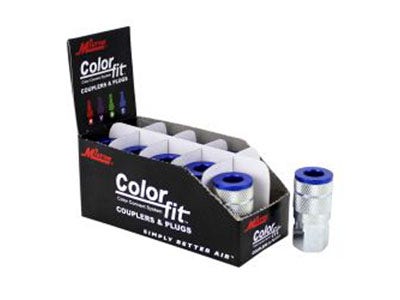 ColorFit Couplers (T-style, Blue) - 1/4