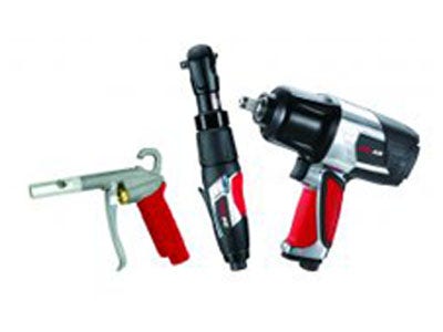 EXELAIR™ (3-Piece Professional Air Tool Kit) - Impact Wrench, Air Ratchet, and High-Flow Blow Gun - EX0303KIT