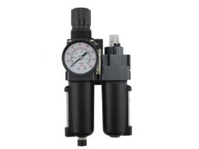 FRL (Mini/Piggyback) Air Filter & Regulator w/Lubricator - 1/4