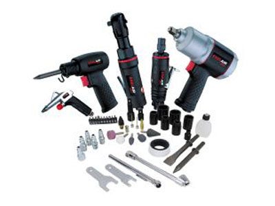 EXELAIR™ 50-PC COMPOSITE Professional High Torque Automotive Air Tools & Accessory Kit - EX5005CKIT