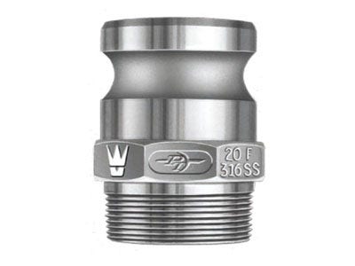 F-Adapter Corrosion Resistant (Adapter x Male NPT Thread)