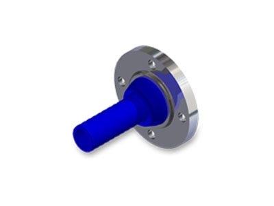 Reducing Flanged Hose Barb 3