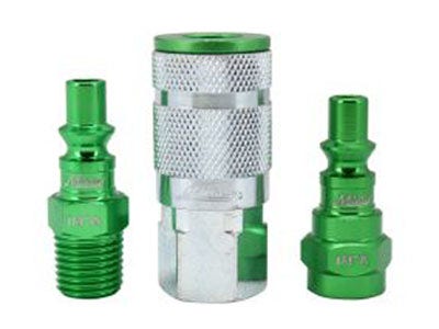 ColorFit Coupler & Plug Kit - (A-Style, Green) - 1/4