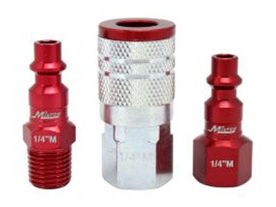 ColorFit Coupler & Plug Kit - (M-Style, Red) - 1/4