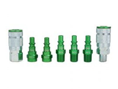 ColorFit Coupler & Plug Kit - (A-Style, Green) - 1/4