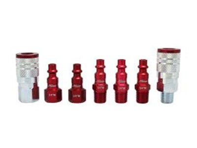 ColorFit Coupler & Plug Kit - (M-Style, Red) - 1/4